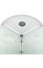 Душевая кабина Domani-Spa Simple High белые стенки/ сатин-матированное стекло