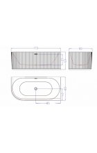 Акриловая ванна ESBANO Bagama (Left) Акриловая ванна ESBANO Bagama (Left)