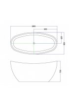 Акриловая ванна ESBANO Ottawa