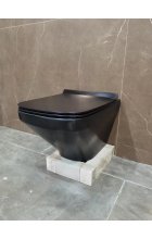 Унитаз Esbano ONIX Matt Black, подвесной