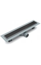 Желоб душевой ESBANO ECO решетка NICE длина 70 см матовый черный Желоб душевой ESBANO ECO решетка NICE длина 70 см матовый черный