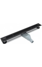 Желоб душевой ESBANO Slim решетка LINE длина 80 см матовый черный Желоб душевой ESBANO Slim решетка LINE длина 80 см матовый черный