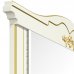 Зеркало Edelform Луиза-II 100 белое, патина золото, с подсветкой