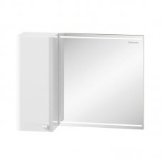 Зеркало-шкаф Edelform Нота 85 белое, с подсветкой