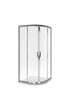 Душевой уголок Excellent Серия 201 90х90 полукруг (хром)