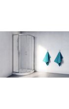 Душевой уголок Excellent Серия 201 90х90 полукруг (хром)