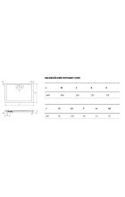 Душевой поддон Excellent Lavano 140x80 см (бетон)