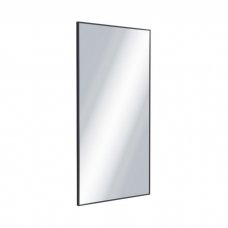 Зеркало EXCELLENT Kuadro 100x50 прямоугольное, черное матовое
