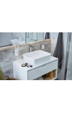 Тумба под накладную раковину Excellent TUTO 80 см, белый/белый