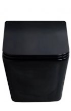 Унитаз подвесной GID Tr2144BL безободковый, черный глянцевый