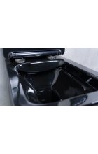 Унитаз подвесной GID Tr2144BL безободковый, черный глянцевый