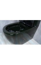 Унитаз напольный GID Tr2177BL безободковый, черный глянцевый