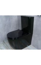 Унитаз напольный GID Tr2177BL безободковый, черный глянцевый