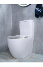 Унитаз напольный GID Tr2177 безободковый, белый