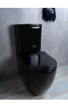 Унитаз напольный GID Tr2177BL безободковый, черный глянцевый