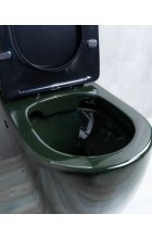 Унитаз напольный GID Tr2177BL безободковый, черный глянцевый