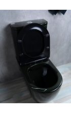 Унитаз напольный GID Tr2177BL безободковый, черный глянцевый