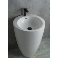 Раковина GID для ванной Nb133 напольная, белая