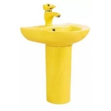 Раковина GID для ванной Nb192-Y детская раковина, желтая