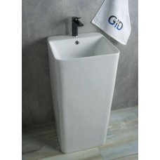 Раковина GID для ванной Nb148 напольная, белая