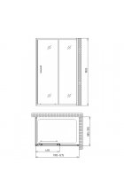 Душевой уголок Gemy Victoria S30191AM-A90M