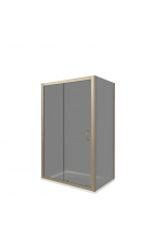 Душевое ограждение Good Door Jazze WTW-130-B-BR