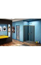 Душевой уголок Good Door Jazze CR-80-B-BR Душевой уголок Good Door Jazze CR-80-B-BR
