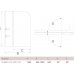 Шторка на ванну Good Door SCREEN HS-100-C-CH