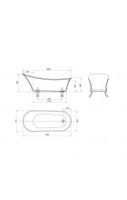 Акриловая ванна Grossman GR-1002 Акриловая ванна Grossman GR-1002