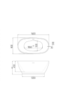 Акриловая ванна Grossman GR-2602