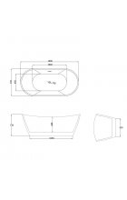 Акриловая ванна Grossman GR-2103M Акриловая ванна Grossman GR-2103M