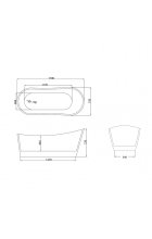 Акриловая ванна Grossman GR-2102M Акриловая ванна Grossman GR-2102M