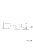 Унитаз подвесной Grossman Cristal GR-4495