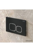 Клавиша смыва Grossman Cosmo 700.K31.02.210.210 черный матовый