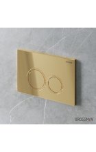 Клавиша смыва Grossman Galaxy 700.K31.01.300.300 золото глянцевый