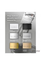 Клавиша смыва Grossman Pragma 700.K31.03.300.300 золото глянцевый