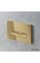 Клавиша смыва Grossman Pragma 700.K31.03.300.300 золото глянцевый