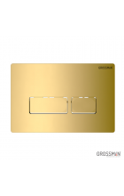 Клавиша смыва Grossman Pragma 700.K31.03.300.300 золото глянцевый Клавиша смыва Grossman Pragma 700.K31.03.300.300 золото глянцевый
