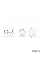 Унитаз подвесной Grossman GR-4483S