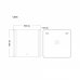 Зеркало Grossman LARA LED 80x80