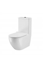 Унитаз моноблок Grossman GR-4496S напольный с тонкой крышкой, белый Унитаз моноблок Grossman GR-4496S напольный с тонкой крышкой, белый