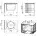 Тумба с раковиной Grossman ВИНТАЖ-70 см подвесная веллингтон/металл