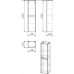 Пенал Grossman Смарт-30 см подвесной веллингтон/графит