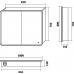 Зеркало-шкаф Grossman Адель-100 см с LED подсветкой