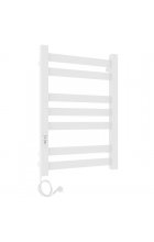 Полотенцесушитель Laris Гефест ЧК П7 500х800 электрический, белый муар, левый