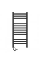 Полотенцесушитель Laris Астор ЧКЧ12 350х900 электрический, черный муар, левый
