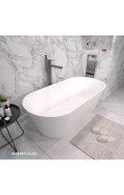 Ванна из литьевого мрамора Marmo Elite Альтара 167х82 отдельностоящая