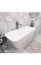Ванна из литьевого мрамора Marmo Elite Квант 170х75 отдельностоящая
