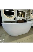 Ванна из литьевого мрамора Marmo Elite Монца 178х78 отдельностоящая Ванна из литьевого мрамора Marmo Elite Монца 178х78 отдельностоящая