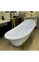 Ванна из литьевого мрамора Marmo Elite Эрмитаж 170х82 отдельностоящая